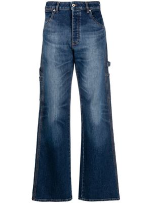 Heron Preston Ex-Ray Carpenter wide-leg jeans - Blue