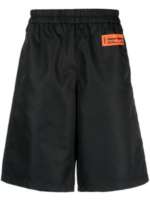 Heron Preston Ex-Ray logo-patch shorts - Black
