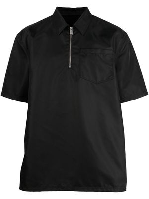 Heron Preston Ex-Ray SS zip-up shirt - Black