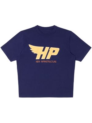 Heron Preston Fly logo-print cotton T-shirt - Blue