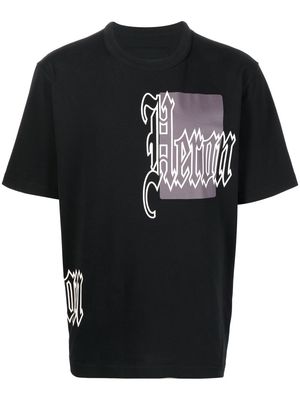 Heron Preston gothic colour-block T-shirt - Black