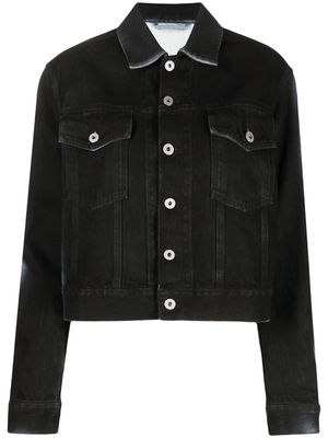 Heron Preston gradient denim jacket - Black