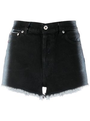 Heron Preston gradient-effect denim shorts - Black