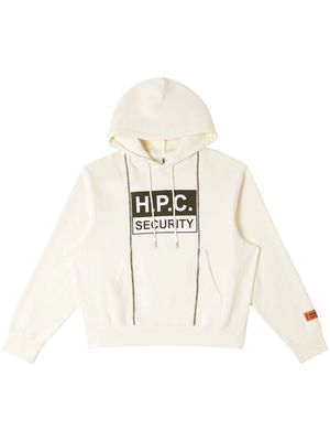Heron Preston H.P.C Security Tape cotton hoodie - Neutrals