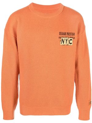 Heron Preston Hardware & Tools knitted jumper - Orange
