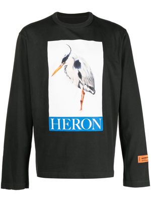 Heron Preston Heron Bird Painted T-shirt - Black