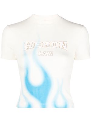 Heron Preston Heron Law cropped T-shirt - White
