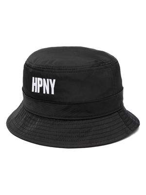 Heron Preston HPNY logo-embroidered bucket hat - Black
