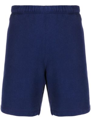 Heron Preston HPNY logo-print cotton track shorts - Blue