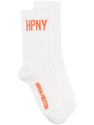 Heron Preston HPNY long socks - White
