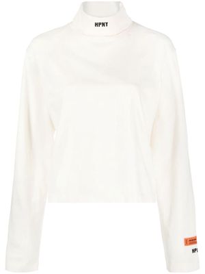 Heron Preston HPNY roll-neck sweatshirt - White