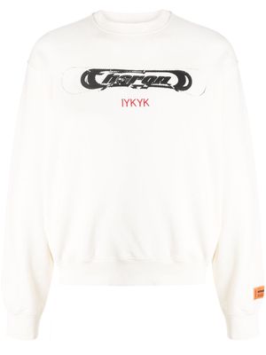 Heron Preston IYKYK logo-print sweatshirt - White