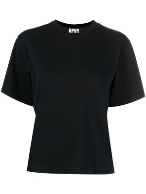 Heron Preston logo-embroidered organic cotton T-shirt - Black