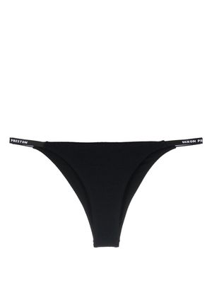 Heron Preston logo patch bikini bottoms - Black