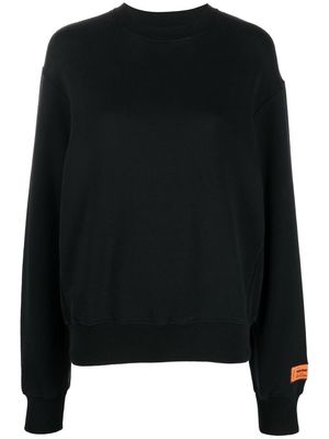 Heron Preston logo patch crew-neck sweatshirt - Black