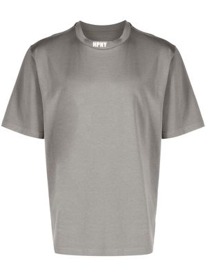 Heron Preston logo-patch crew neck T-shirt - Grey