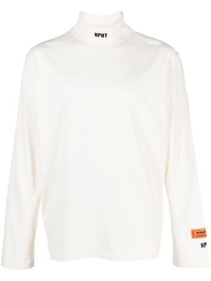 Heron Preston logo patch long-sleeve T-Shirt - White
