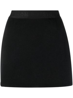 Heron Preston logo-patch miniskirt - Black