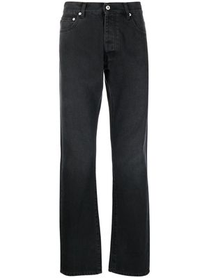 Heron Preston logo-patch slim jeans - Black