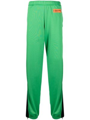 Heron Preston logo-patch track trousers - Green