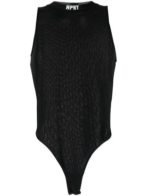 Heron Preston logo-print bodysuit - Black