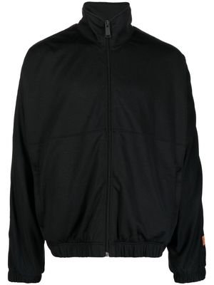 Heron Preston logo-print strap zip-up jacket - Black