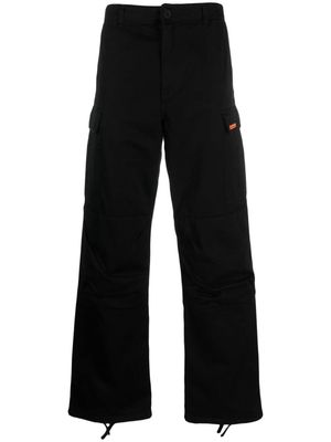 Heron Preston logo-tag wide-leg trousers - Black