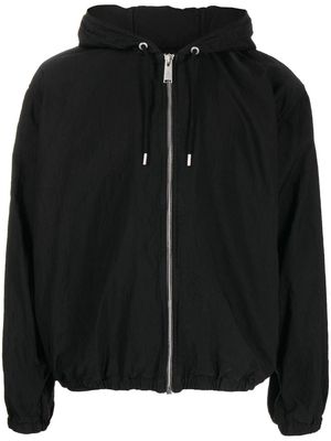 Heron Preston logo tape zip-up jacket - Black
