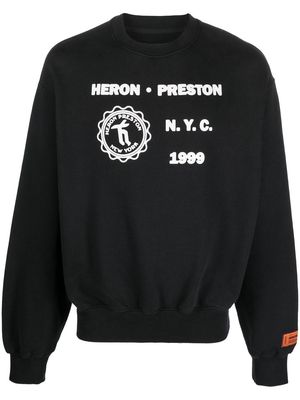 Heron Preston Medieval Heron sweatshirt - Black
