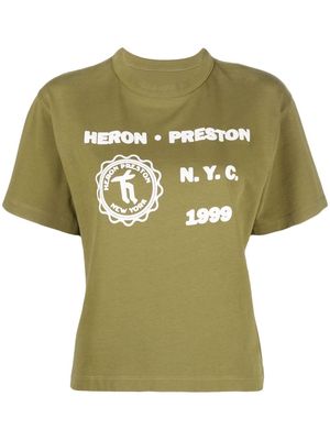 Heron Preston Medieval Heron T-shirt - Green