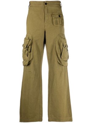 Heron Preston mid-rise cargo trousers - Green