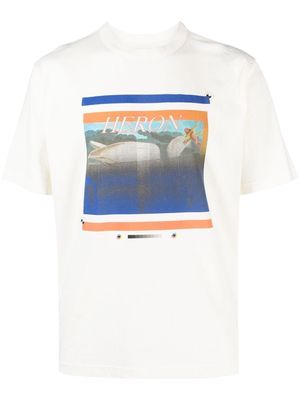 Heron Preston Misprinted graphic-print T-shirt - White
