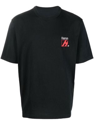 Heron Preston Multi Censored logo print T-shirt - Black
