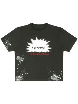 Heron Preston Museum graphic-print T-Shirt - Black