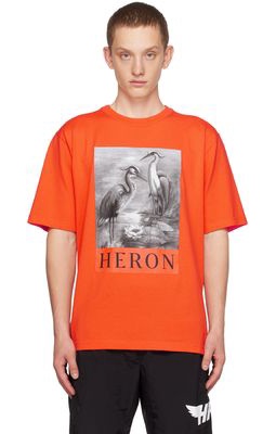 Heron Preston Orange Heron T-Shirt