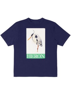 Heron Preston photograph-print cotton T-Shirt - Blue