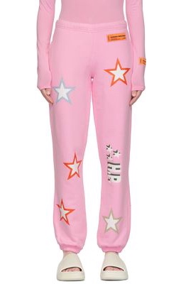 Heron Preston Pink Organic Cotton Lounge Pants