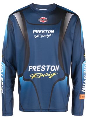 Heron Preston Preston Racing long-sleeve jersey - Blue
