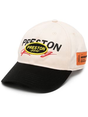 Heron Preston Racing logo-print baseball cap - Neutrals