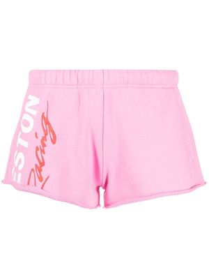 Heron Preston Racing track shorts - Pink