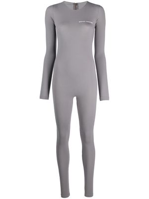 Heron Preston reflective-logo jumpsuit - Grey