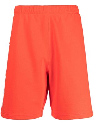 Heron Preston Reg HPNY-print track shorts - Orange
