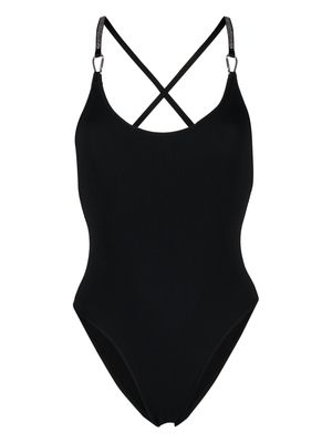 Heron Preston rhinestone-embellished swimsuit - Black