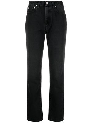 HERON PRESTON slim-fit high-waisted jeans - Black