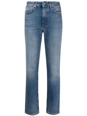 HERON PRESTON slim-fit high-waisted jeans - Blue