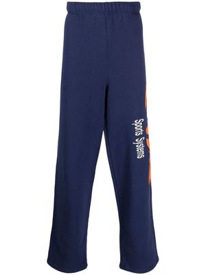 Heron Preston Sports System jersey track pants - Blue