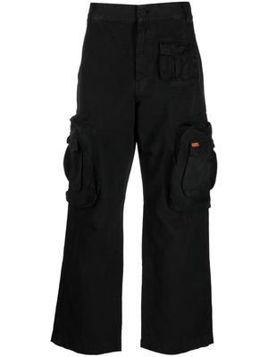 Heron Preston straight-leg multiple-pocket trousers - Black