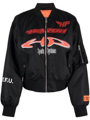 Heron Preston X-Ray zip-up bomber jacket - Black