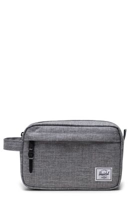 Herschel Supply Co. Chapter Recycled Polyester Dopp Kit in Raven Crosshatch