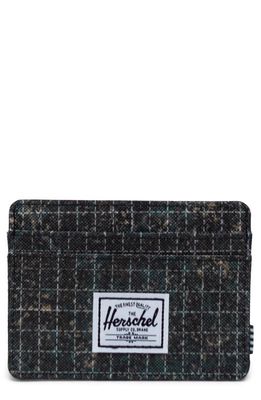 Herschel Supply Co. Charlie RFID Card Case in Forest Grid